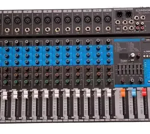 Mesa De Som Soundvoice Ms-122 - 12 Canais C/ Efeitos