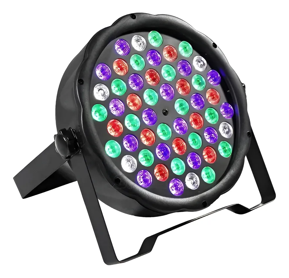 PAR LED RGB 54 DMX Strobo DJ 110V/220/V