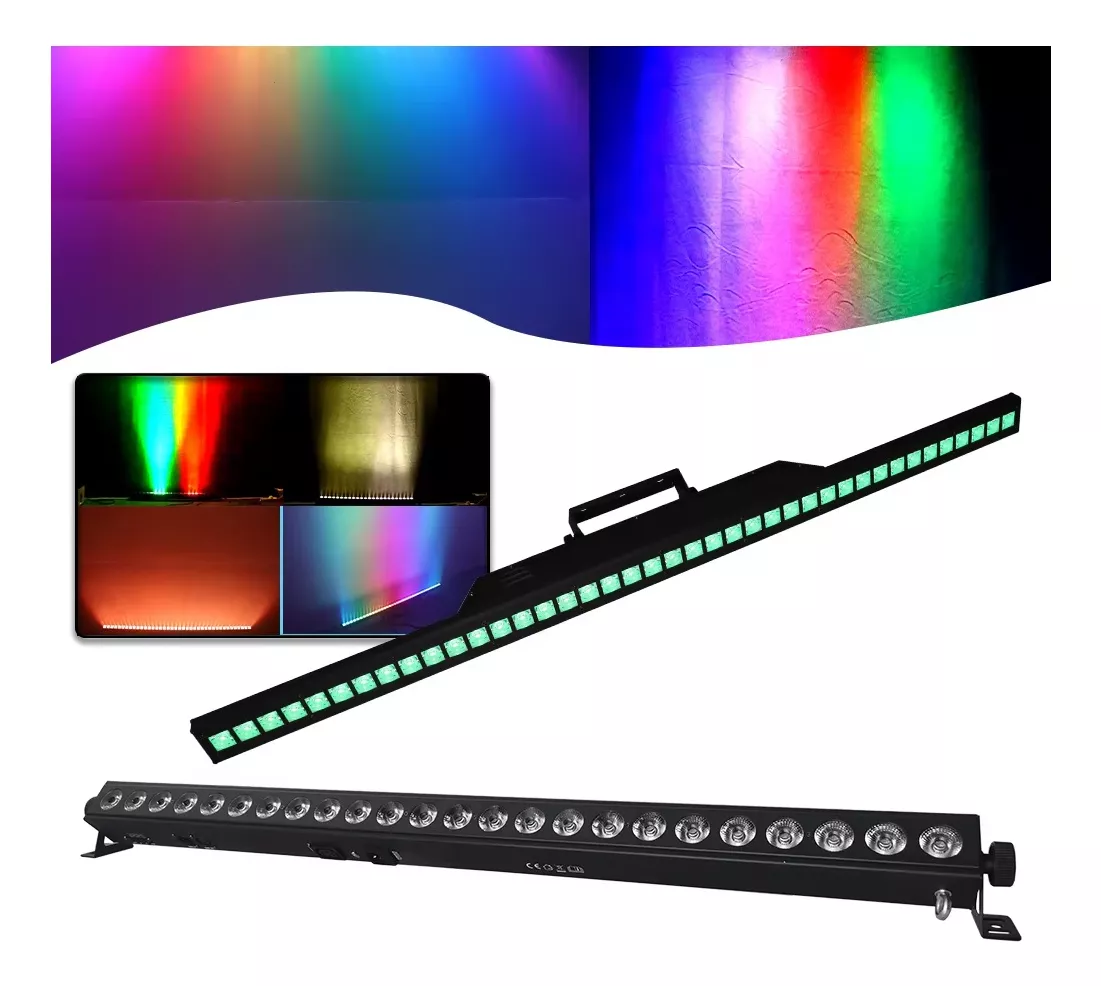 RIibalta LED 24 LEDS RGBW Quadriled DMX - Imagem 5